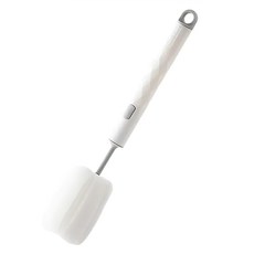 可替換海綿杯刷/清潔刷/奶瓶刷/保溫杯刷, 白色, 1支