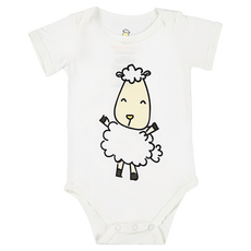 baa baa sheepz 短袖包屁衣 95%竹纖維 5%彈性纖維