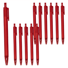 TEMPO 節奏牌 優質の中性筆 0.5mm G-182, 紅色, 12支