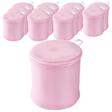 Little Pink Rabbit 粉彩小兔 三明治飄浮內衣袋 CF8368 15x18cm 台灣製造 耐洗不變形, 粉色, 12個