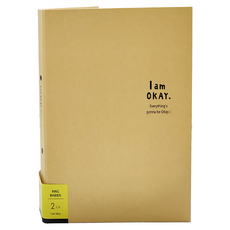 BERG 柏格文具 I am okay 2孔夾, 32.1x26.5x4cm, 牛皮, 1個