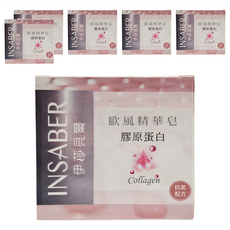 INSABER 伊莎貝爾 膠原蛋白歐風精華皂, 94g, 6個