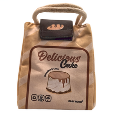 科技布三角手提加厚餐袋 卡布奇諾, 卡布奇諾蛋糕, 1個