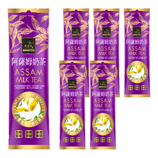 AWAStea 阿華師 日月潭阿薩姆奶茶, 口味濃厚, 肉桂香, 黑糖香, 48g, 1包, 6包