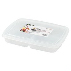 冰箱肉類食材分格保鮮盒 長方形透明色 400ml, 1個, 1入
