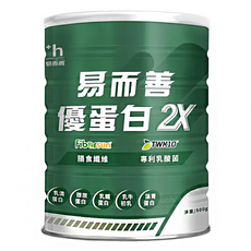 易而善 優蛋白2X, 500g, 1罐
