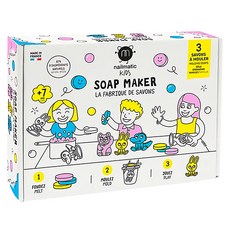 nailmatic KIDS DIY 肥皂製作禮盒 3入 貓咪/鱷魚/兔子 7歲以上適用, 動物, 1盒