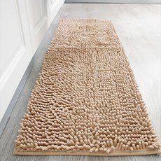 雪尼爾長毛止滑墊, 亮米白