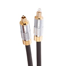Bravo-U 24K鍍金 光纖數位音訊傳輸線(1米/銀灰色), 單一商品, 1條
