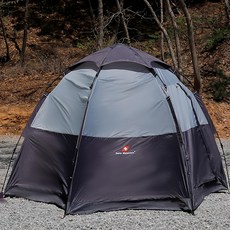Swiss Mountain 六角圓頂一鍵式帳篷 灰色 8人