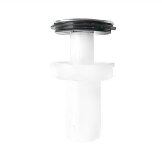 Elephant Waters 沐象 按壓式止水中心座, 銀色 + 白色 + 黑色, 1個