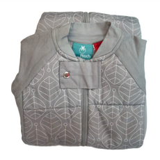 ergoPouch 兒童款2way褲型防踢被 採用天然有機棉材質, 3.5T, 灰白葉