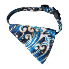 貓領巾 日式海浪款 尼龍布, 10~25cm, 1條