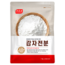 O.Q.B 太白粉 99.9%德國產馬鈴薯澱粉, 1kg, 1包