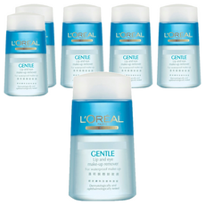 L'OREAL PARiS 巴黎萊雅 台灣公司貨 溫和眼唇卸妝液, 125ml, 6瓶, 6件