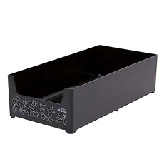 JUSKU 佳斯捷 大花輪可疊用置物盒, 1入, 1, 黑色