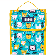 美國Wildkin 55系列萬用直立式餐袋 - 保冰保溫, 防水材質, 25.5 x 21.5 x 12.5cm, 1個, 派對動物