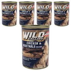 WILD CALLING 全齡犬 罐頭, 5罐, 415g, 雞肉 + 蔬菜