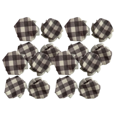 J&N 精緻格紋椅腳套 咖啡色, 6 x 6, 1組