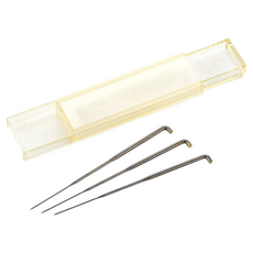 Clover 可樂牌 羊毛氈戳針補充針/完成針 鋼製, 針長7.5cm, 1盒