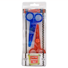 Melissa&Doug 瑪莉莎 安全剪刀 直線 +, 1組, 藍色 + 紅色