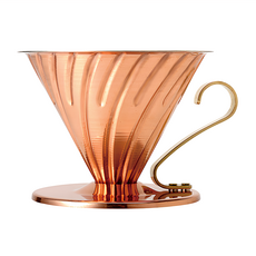 HARIO 好璃奧 V60純銅濾杯, VDPR-02-CP 1~4杯, 1個