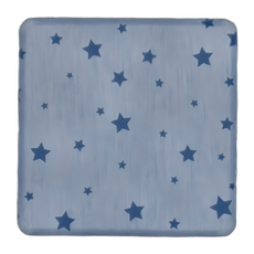 御堂堂 珪藻土杯墊, 星星藍, 6個