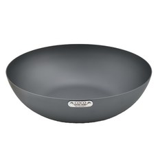 COCOpan 極簡無柄抗鏽鐵製炒鍋 IH爐適用 24cm 鐵灰色, 1個