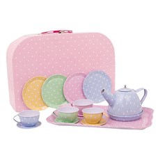 JoJo maman bebe 下午茶具組 - 100% 鍍錫鋼 鐵製 角色扮演玩具, 1盒