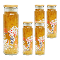 譽方媽媽 黃金蟲草雪耳多醣露, 開瓶即飲 冷熱皆宜, 230g, 5瓶