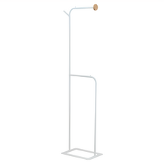 ikloo 宜酷屋 無印風簡約掛衣架 吊衣架 3.29kg, 白色, 1組