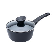 cook power 鍋寶 石墨烯藍鑽IH不沾鍋單柄湯鍋 含蓋 IH爐 電磁爐可用鍋, GRA-66180, 18cm, 1個