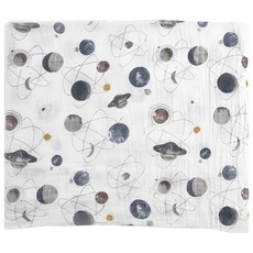 little unicorn 純棉紗布巾, 120x120cm, 決戰星球