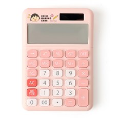 norns 櫻桃小丸子計算機, 1個, 粉紅色