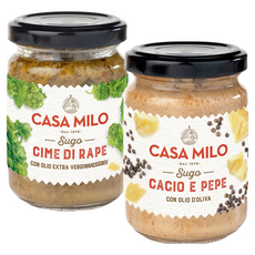 CASA MILO 義大利蕪菁葉鯷魚醬 特級初榨橄欖油, 130g, 2罐