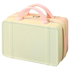 S-Sport Plus 手提式化妝箱, 黃色 + 粉色, 1個