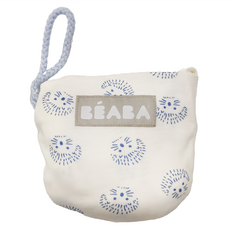 BEABA 寶寶吸水圍兜-刺蝟 #913496 100%純棉材質 尺寸: 55x27cm, 刺蝟 白色, 1個, 1個