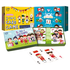 Royal 樂友 童趣三合一教育防水亞洲版撲克牌, 1盒