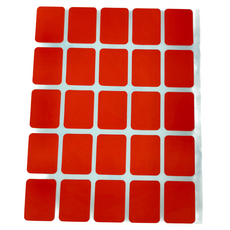 華麗牌 彩色標籤 WL-2072R 2 x 1.5cm, 紅色, 20包, 1盒