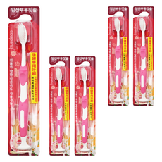 POMiER 孕婦專用牙刷，深入牙齦縫隙清潔，圓刷頭設計，溫和按摩牙齦，預防口腔疾病, 1入, 5支