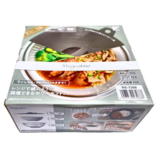 FREIZ 和平 Magicalino 烹飪用品 耐熱玻璃碗套裝 18cm, 透明色 + 白色 + 灰色, 1組