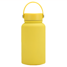 高質感手提式水壺 C款, 檸檬黃, 650ml, 1個