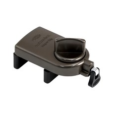 GUARD 兒童安全鋁窗落地門鎖 大確保環型, 適用軌距2.8~5.3cm 鋅合金烤漆材質, 9.5 x 5 x 5.8cm, 棕色, 318g, 1個