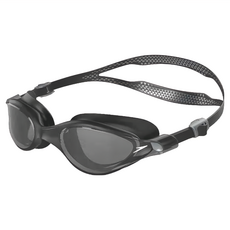 Speedo 成人運動泳鏡 Vue 2倍防霧 防漏 防紫外線, 黑色, 1個