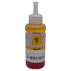 NEXTPAGE 台灣榮工 L100 Dye Ink 相容可填充染料墨水瓶 適用於 Epson 全系列印表機 100ml 抗紫外線, 黃色, 1瓶