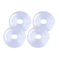 上手家居 防撞條附膠條, 4捲, 透明色