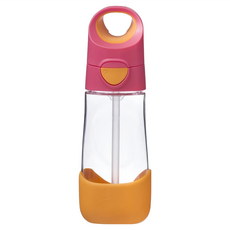 b.box Tritan 隨行水壺 450ml, 耐撞耐用, 適合戶外活動和日常使用, 草莓粉, 1個