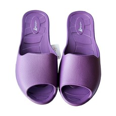 MONZU 滿足 日式小金魚口拖, EVA材質, 台灣製, SGS檢驗合格, MIT品質認證, 紫色, L(270mm)