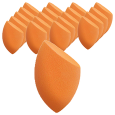 gloss&glow 斜角3D立體美妝蛋, 20個, 橘色