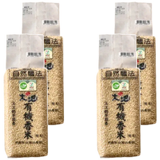 池上多力米 池上大地 有機香糙米, 台東縣池上鄉產, 有香米的淡淡芋頭清香, 糙米的健康營養, 1.5kg, 4包